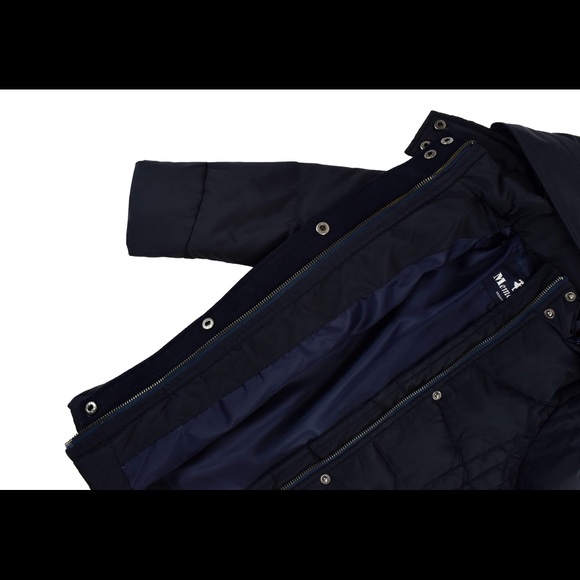 Girls Black Down Padded Coat - Picture 4 of 4